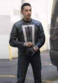 Agents of Shield Ghost Rider Black Leather Jacket