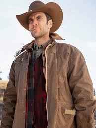 Yellowstone Wes Bentley Classic Leather Jacket