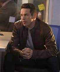 Lucifer S02 Dan Espinoza Brown Leather Jacket