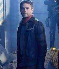 Agents Of Shield Lain De Caestecker Leather Biker Jacket