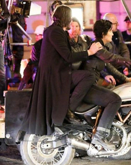 The Matrix 4 Keanu Reeves Black Coat - Top Celeb Style