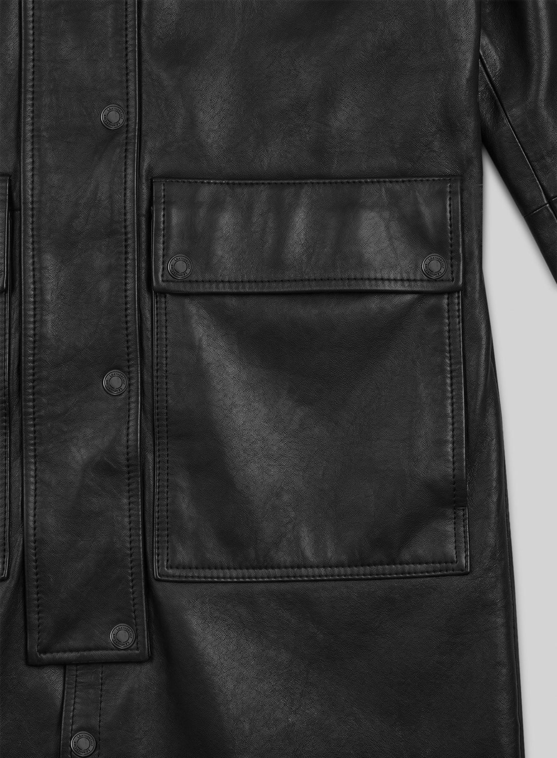 Ravenscourt Caped Leather Duster