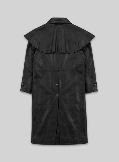 Ravenscourt Caped Leather Duster