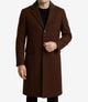 Bellweather Brown Wool Coat For Men