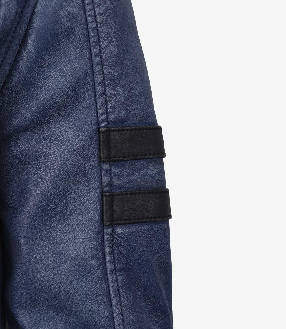 Ashgrove Racer Jacket with Stripes For Men