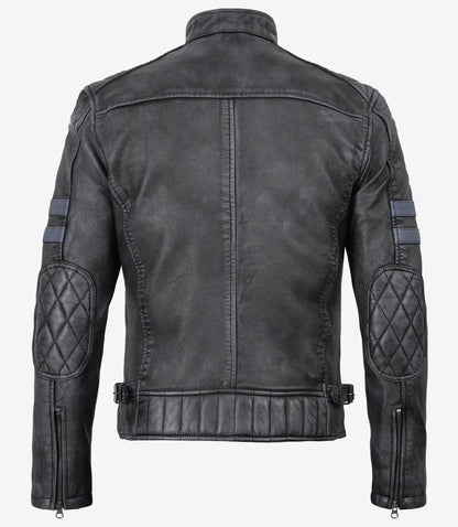 Ashgrove Racer Jacket with Stripes For Men