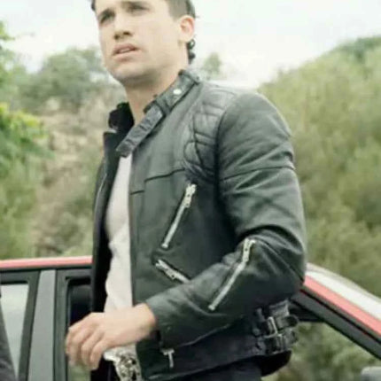 Money Heist Season 4 Denver Black Biker Jacket