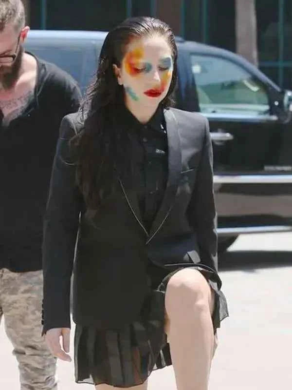 Joker Folie À Deux Lady Gaga Black Blazer