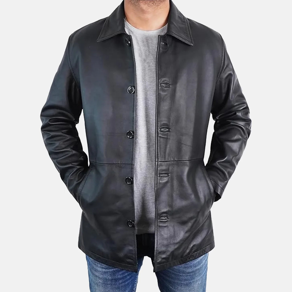 Imperial Rebel Leather Blazer