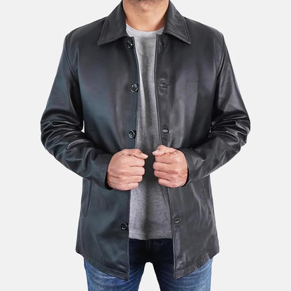Imperial Rebel Leather Blazer