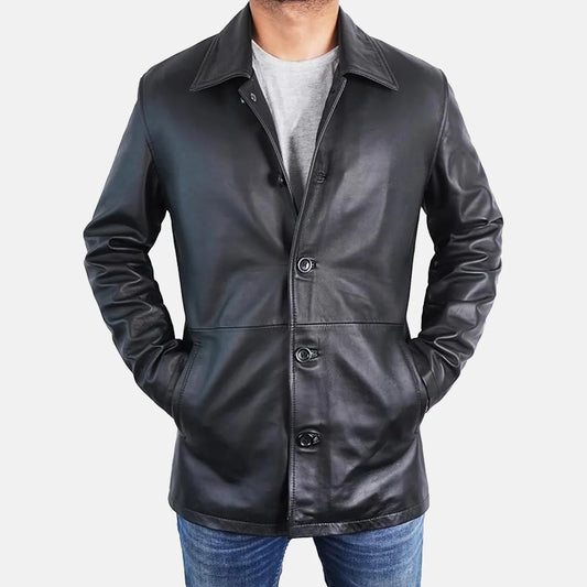 Imperial Rebel Leather Blazer