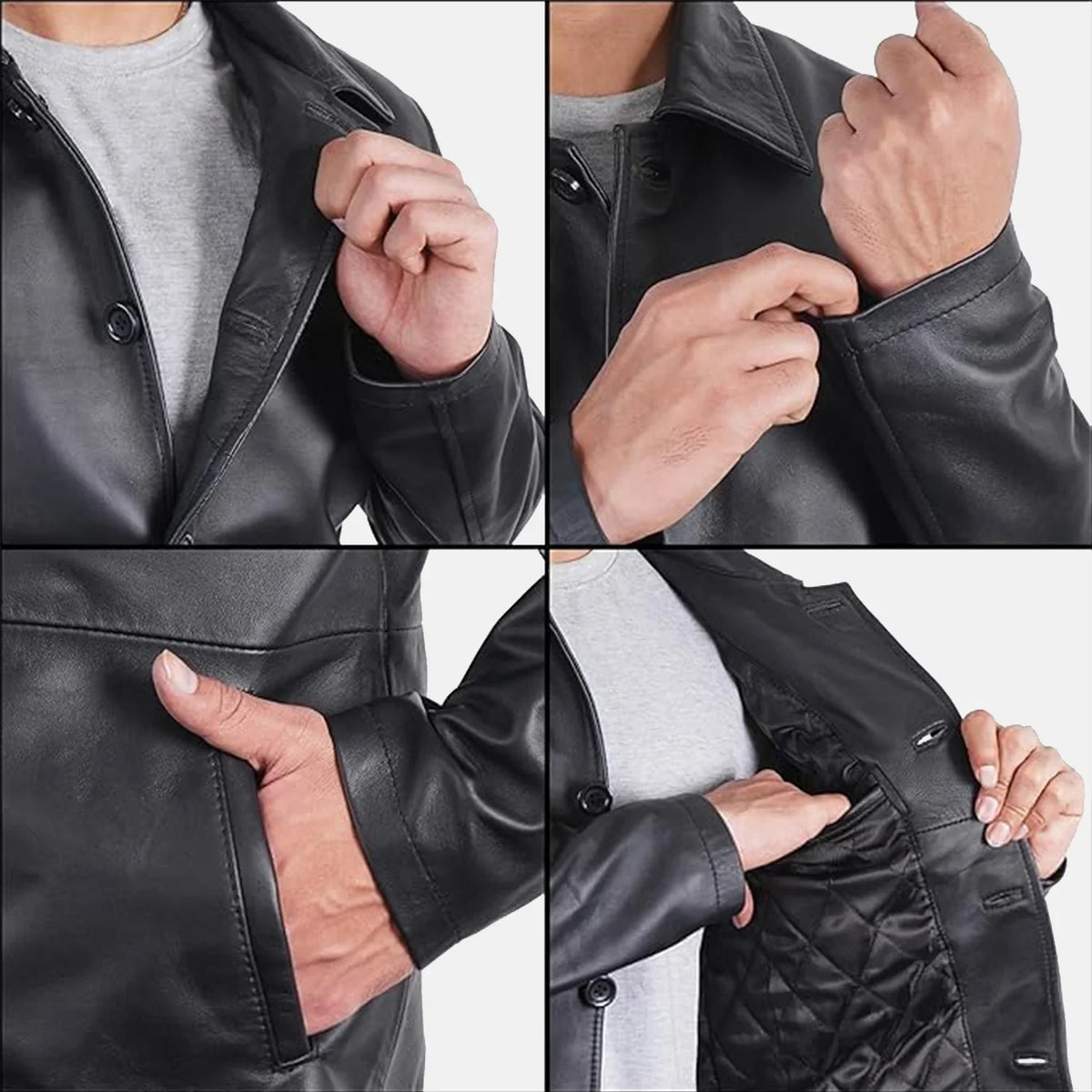Imperial Rebel Leather Blazer