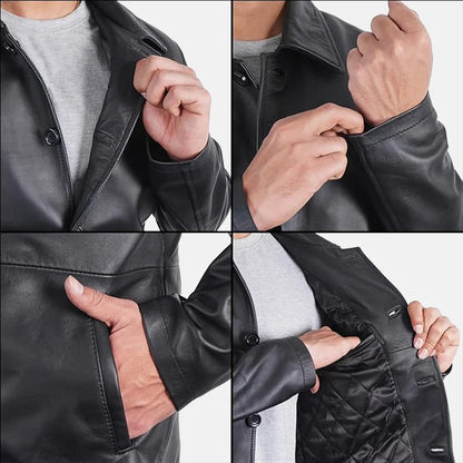 Imperial Rebel Leather Blazer