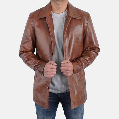 Imperial Rebel Leather Blazer