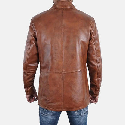 Imperial Rebel Leather Blazer