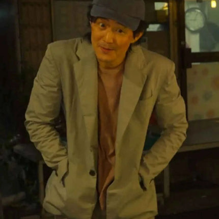 Squid Game Season 1 Lee Jung-jae Gray Blazer