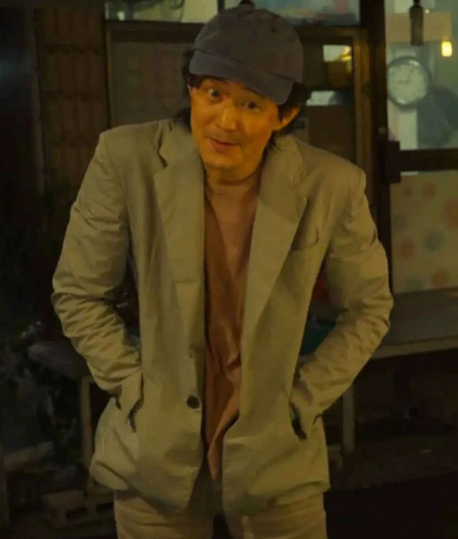 Squid Game Season 1 Lee Jung-jae Gray Blazer