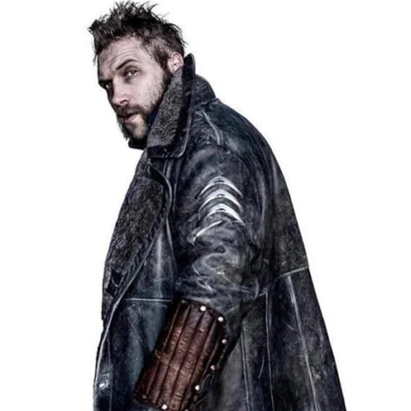 Suicide Squad Captain Boomerang Leather Trench Coat
