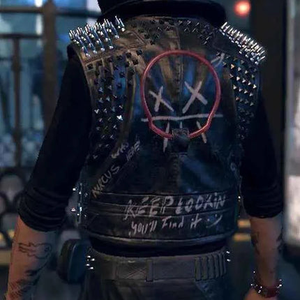 watch dog leather vest