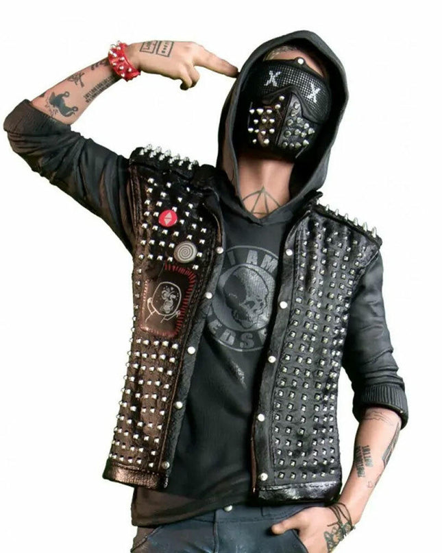 watch dog leather vest