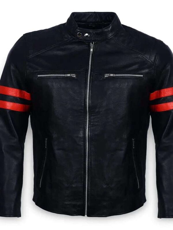 Cafe Racer Leather Jacket
