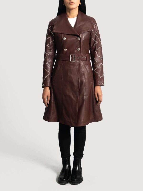 womens brown trench coat