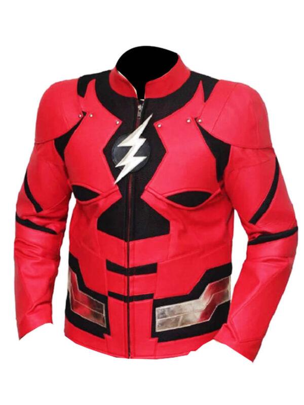 Justice League DC Comics The Flash Leather Jacket