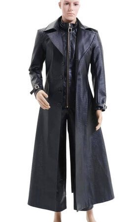 Resident Evil 5 Albert Wesker Costume Leather Coat