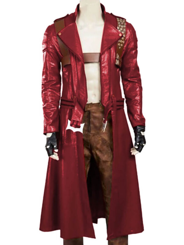 Devil May Cry 3 Dante Trench Leather Coat