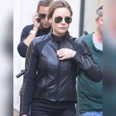 Rebecca Fergusons Leather jacket