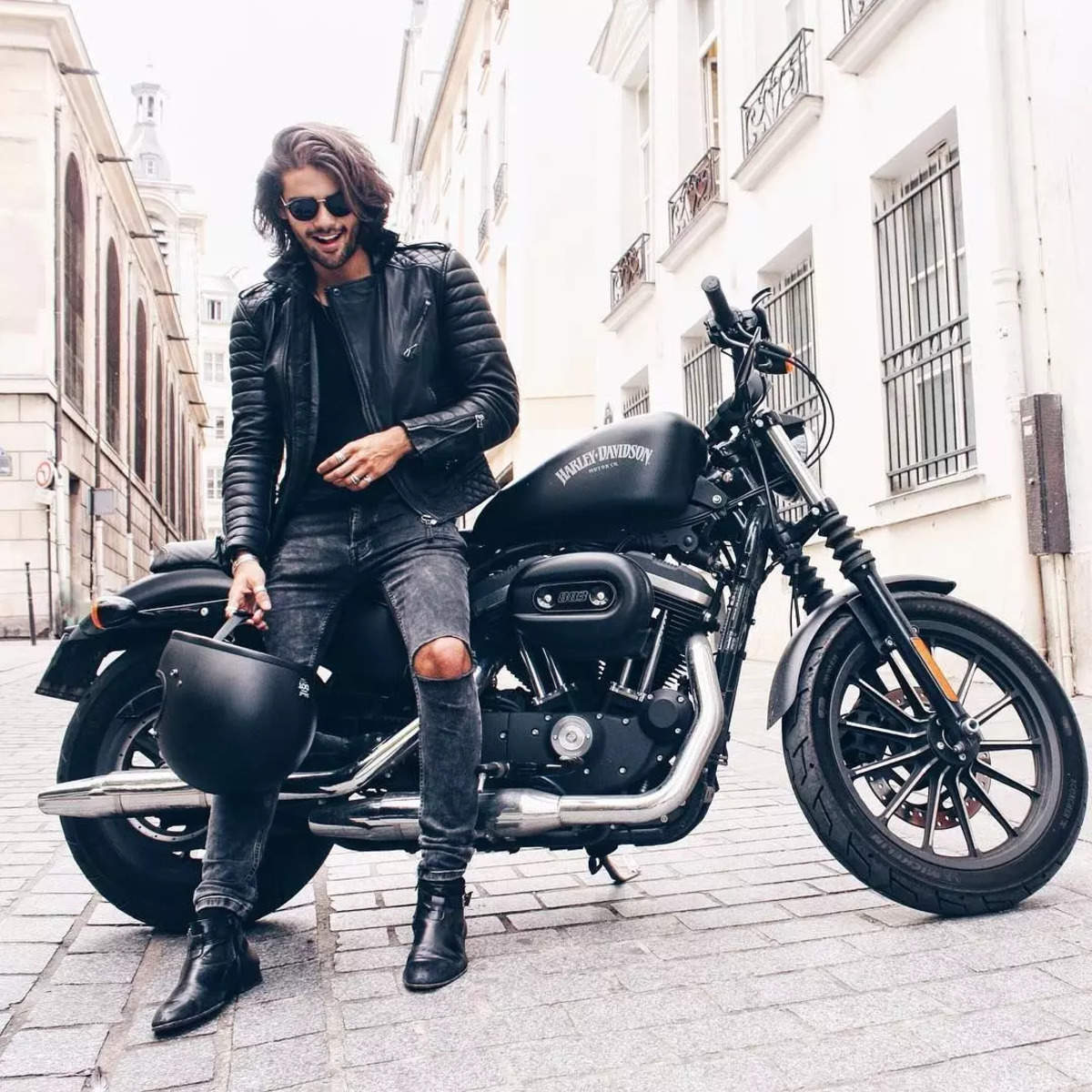 Leather Biker Jacket for Men