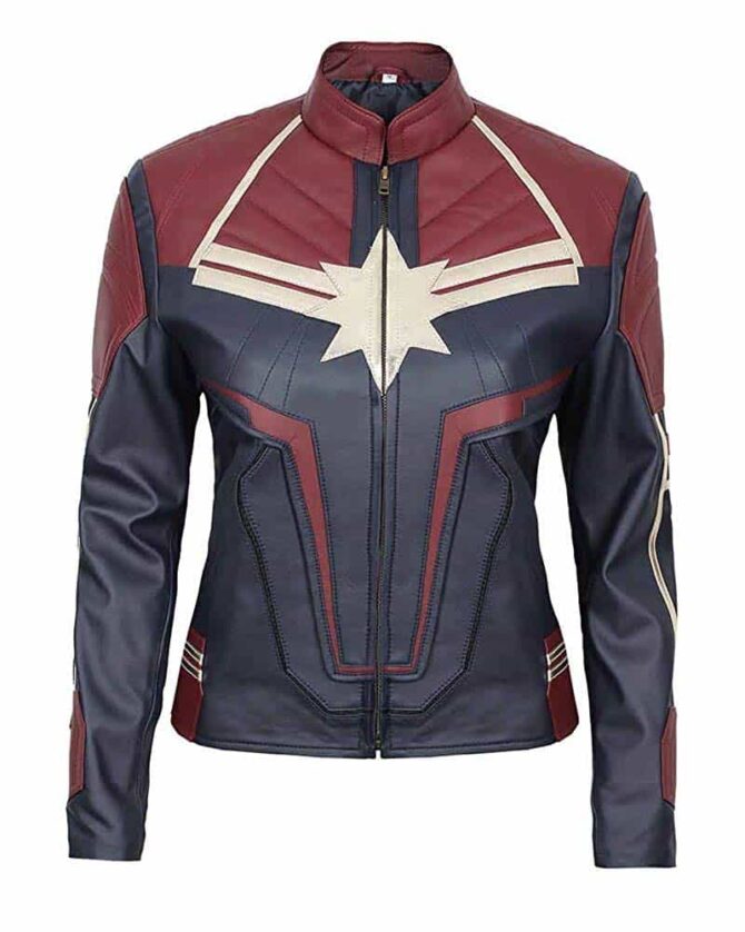 Captain Marvel Carol Danvers Leather Jacket