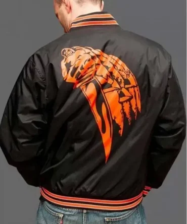 Men's Nylon Bomber Halloween 78 Jacket