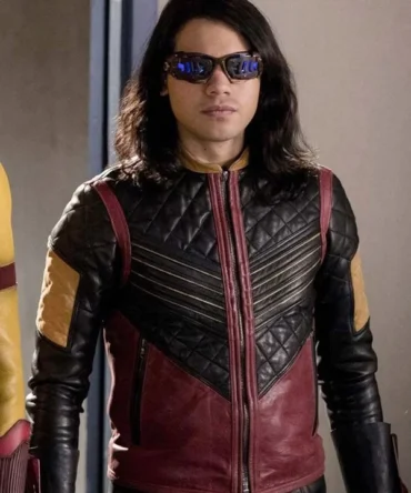 The Flash Cisco Ramon Vibe Leather Jacket