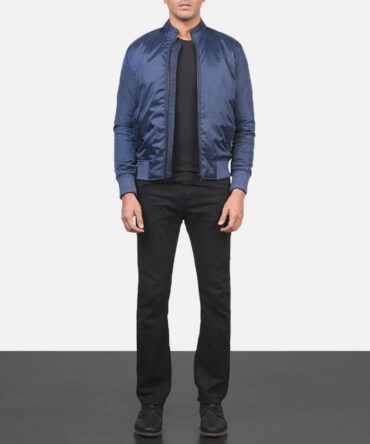 Mens Ramon Blue Bomber Jacket