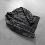 men black biker jacket